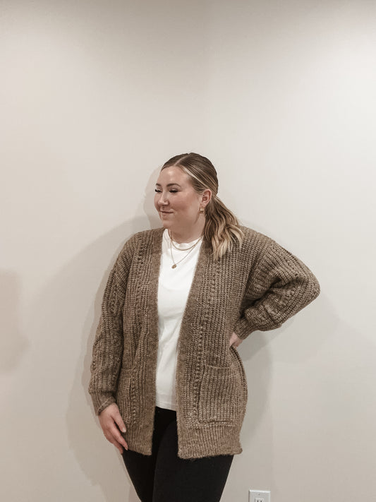 The Knit Long Sleeve Cardigan